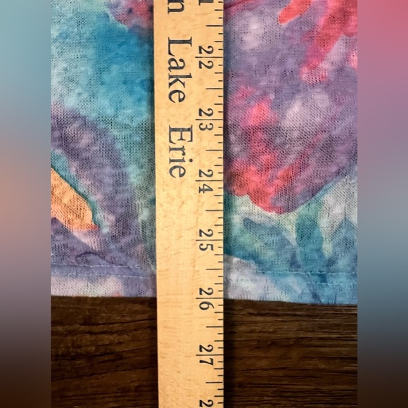 Womens Art & Sol‎ Floral Short Sleeve Shirt Size XL I15 - Picture 5 of 5